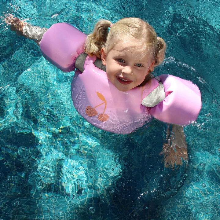 FLOATIE JACKET 3-6 COTTON CANDY CHERRY - BeachLife Concept