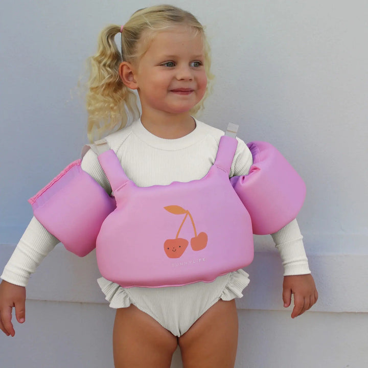 FLOATIE JACKET 3-6 COTTON CANDY CHERRY - BeachLife Concept