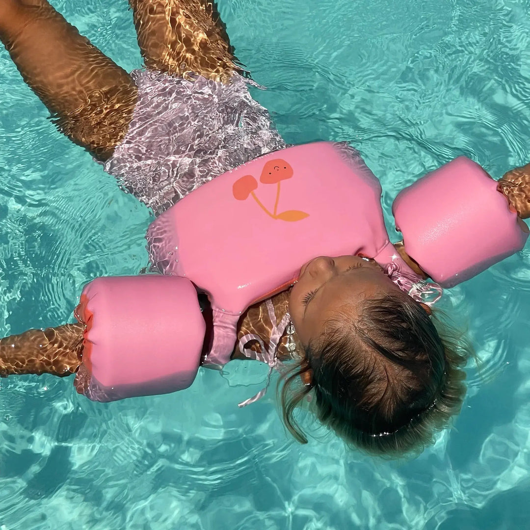 FLOATIE JACKET 3-6 COTTON CANDY CHERRY - BeachLife Concept
