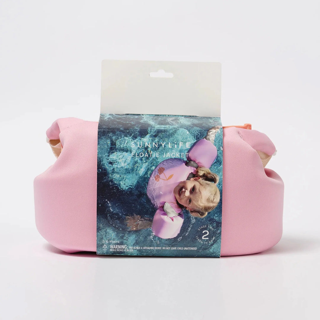 FLOATIE JACKET 3-6 COTTON CANDY CHERRY - BeachLife Concept