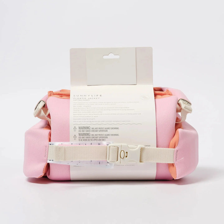 FLOATIE JACKET 3-6 COTTON CANDY CHERRY - BeachLife Concept