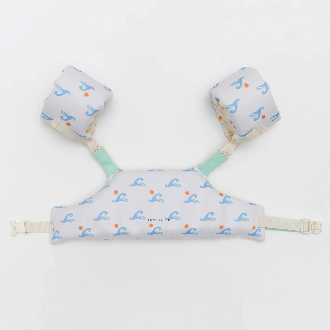 FLOATIE JACKET 3-6 SAMMY THE SEAGULL BLUE WAVE - BeachLife Concept