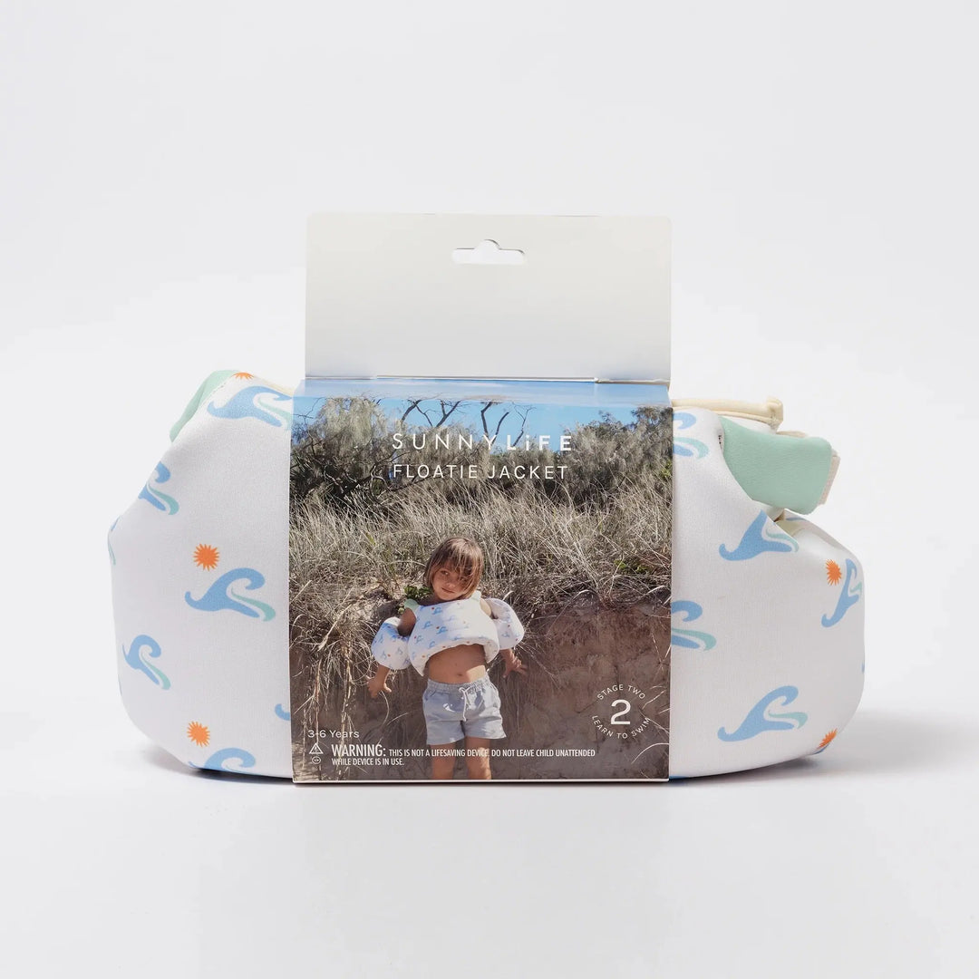FLOATIE JACKET 3-6 SAMMY THE SEAGULL BLUE WAVE - BeachLife Concept