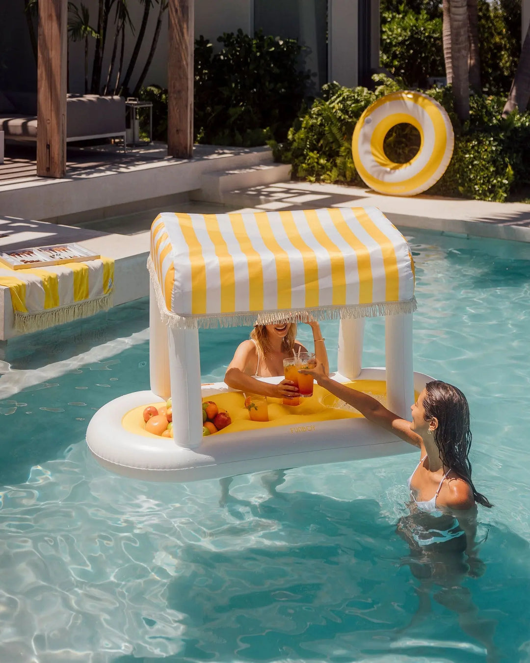 FLOATING CABANA BAR YELLOW BeachLife Concept
