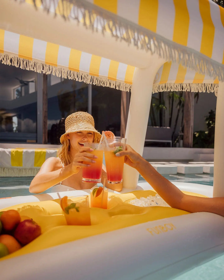 FLOATING CABANA BAR YELLOW BeachLife Concept