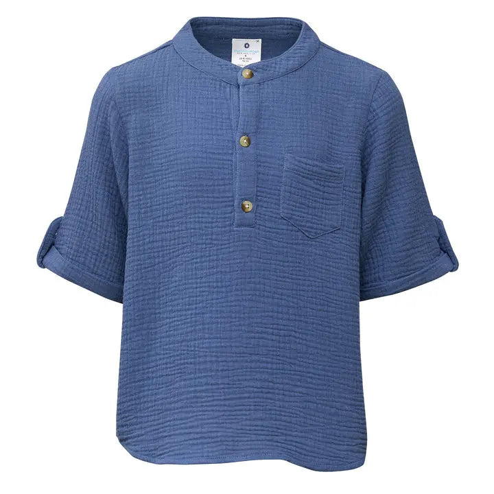 FRANKIE DENIM BLUE RESORT SHIRT BeachLife Concept
