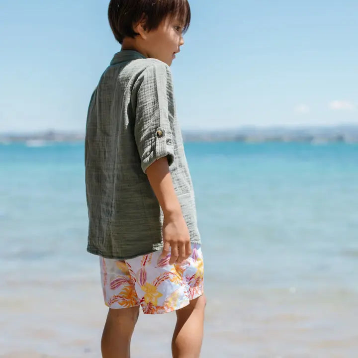 FRANKIE SAFARI GREEN RESORT SHIRT BeachLife Concept