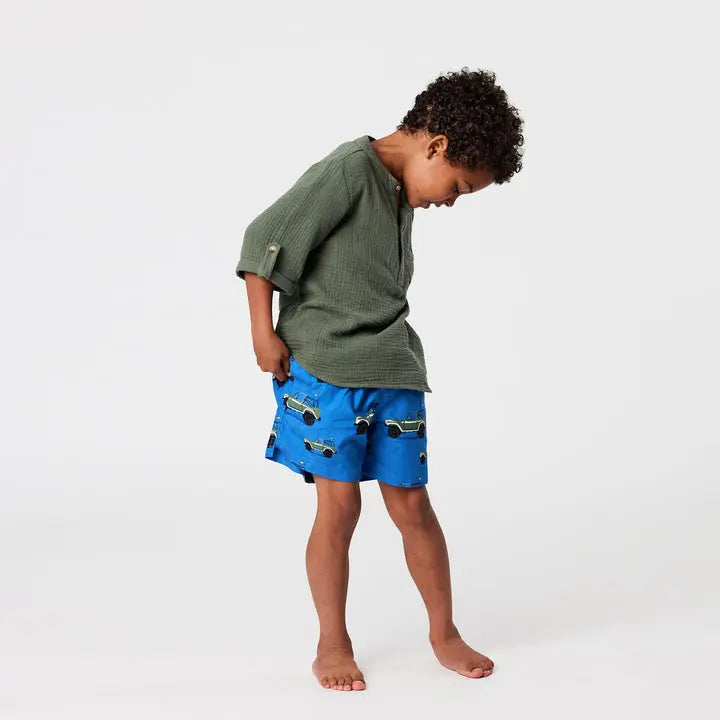 FRANKIE SAFARI GREEN RESORT SHIRT BeachLife Concept