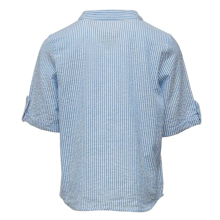 FRANKIE SEERSUCKER STRIPE RESORT SHIRT SNAPPER ROCK