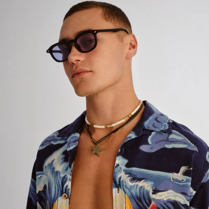 HEART THROB BLACK DUSTY BLUE LE SPECS