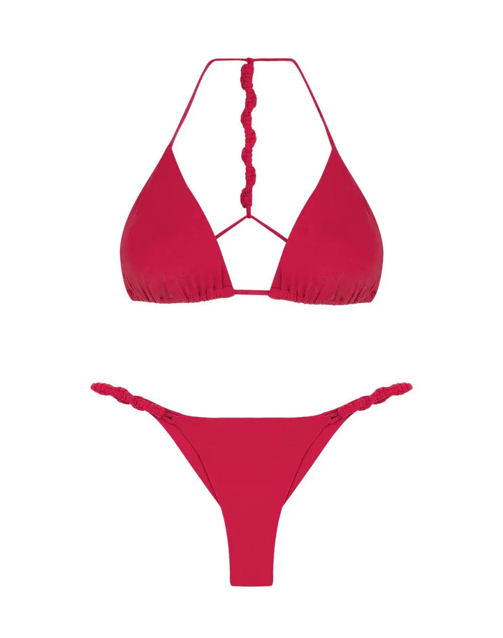 HOLLY TBACK TRI TOP - HOLLY DTL CHEEKY BTM - BeachLife Concept