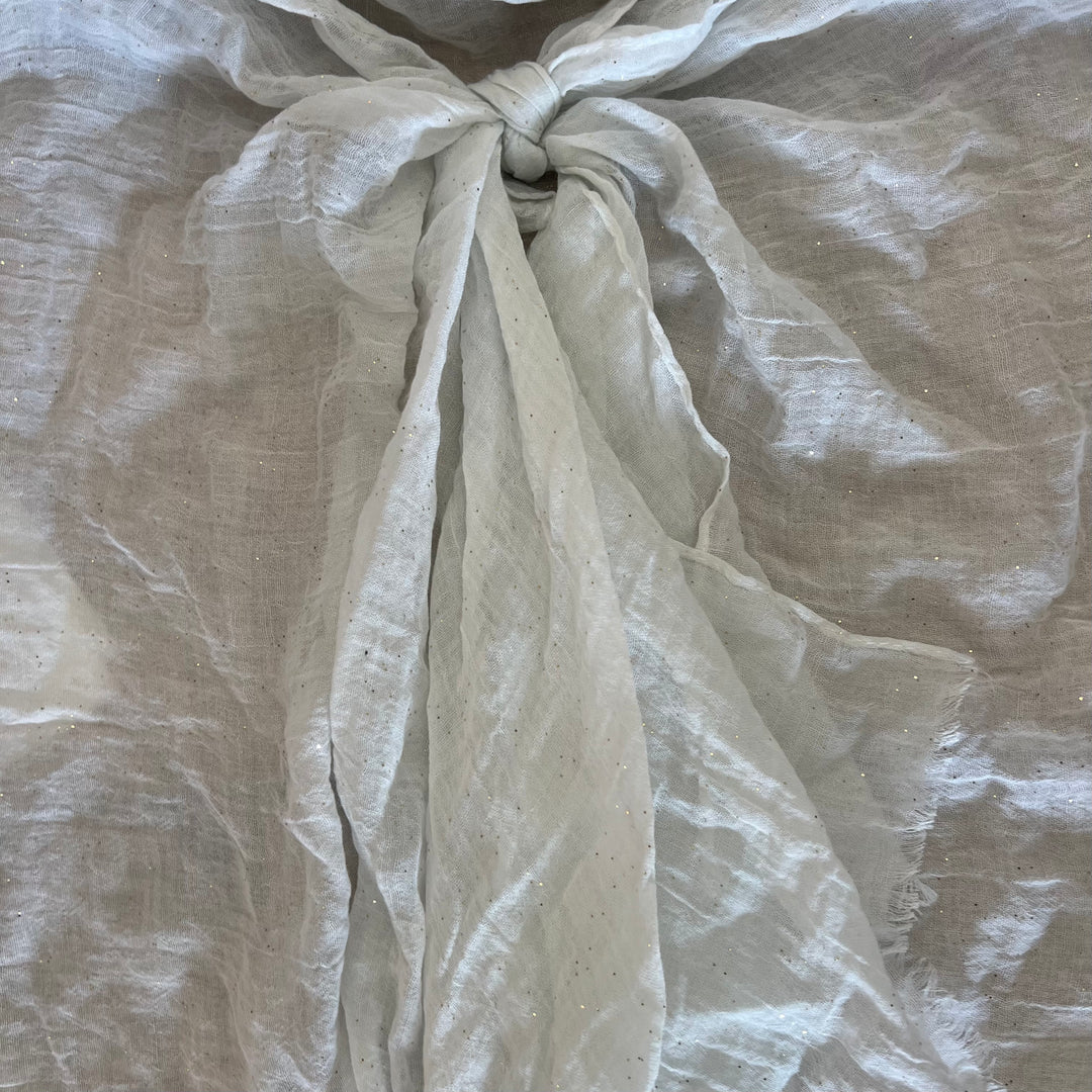 WHITE SPARKLE SARONG