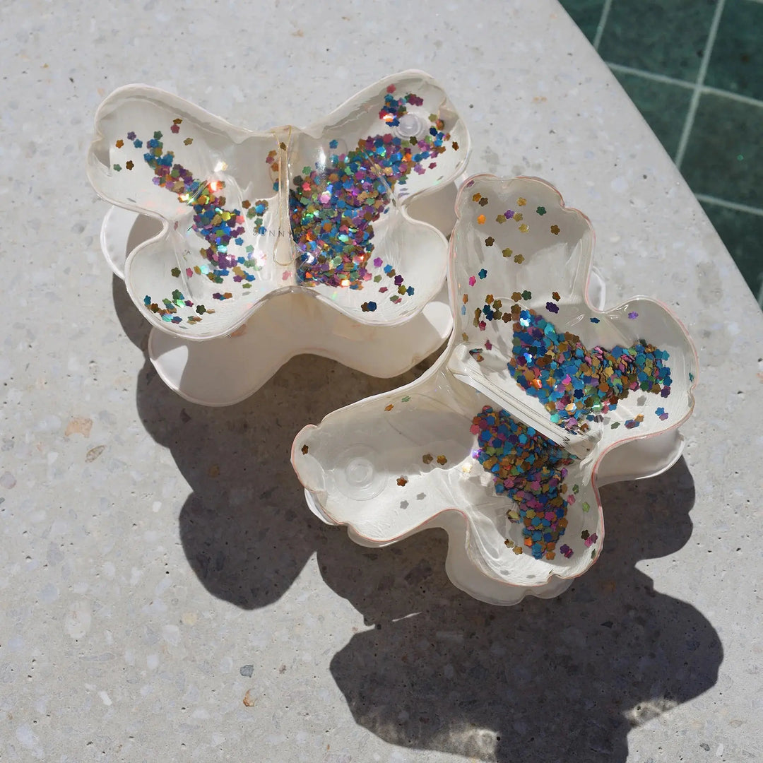 INFLATABLE ARM BAND COTTON CANDY GLITTER BeachLife Concept