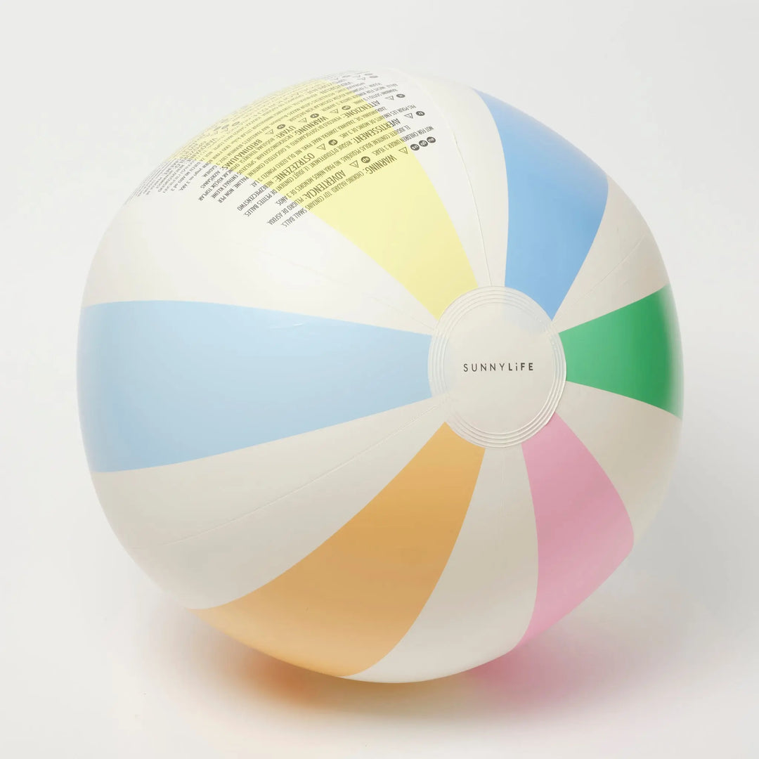 INFLATABLE BEACH BALL POOL SIDE PASTEL GELATO BeachLife Concept