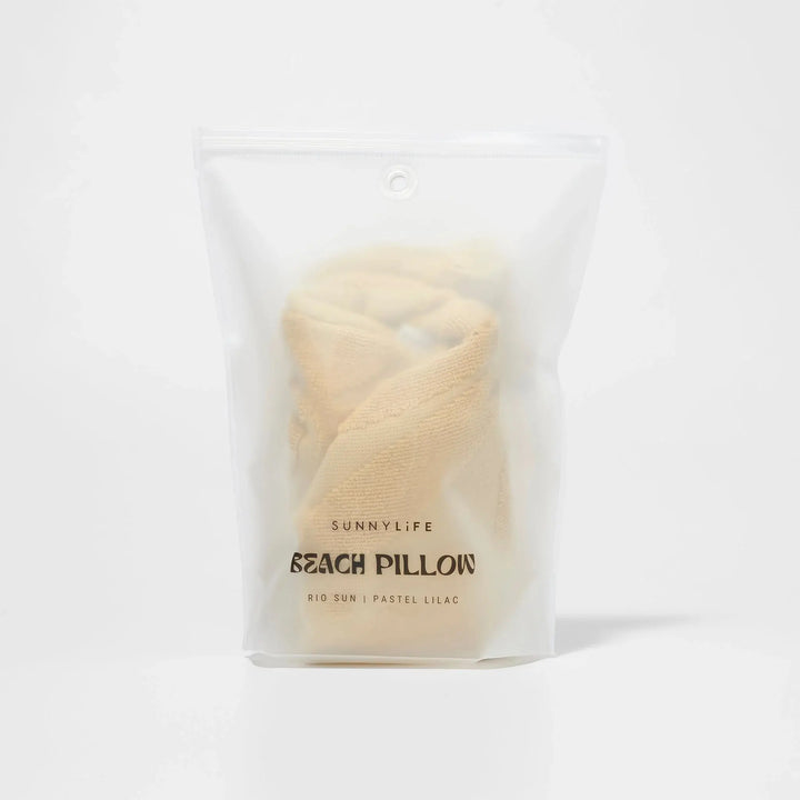 INFLATABLE BEACH PILLOW MANGO BAY GOLDEN MUSTARD BeachLife Concept