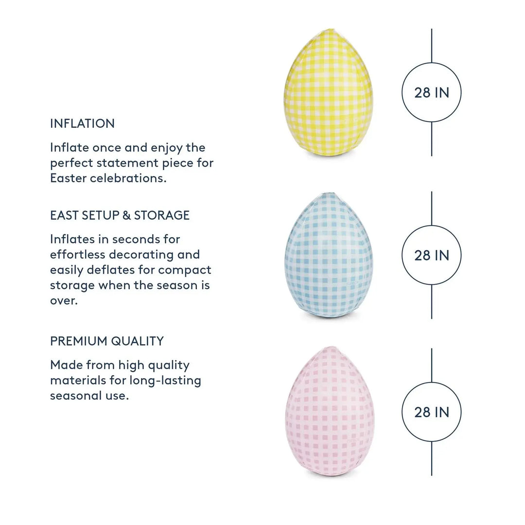 INFLATABLE EASTER EGGS WITH LED COLORS & REMOTE - BeachLife Concept