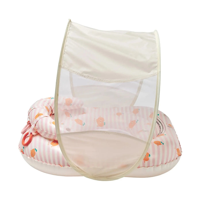 INTERACTIVE BABY FLOAT POPPY THE PEACH PINK STRIPES SUNNYLIFE