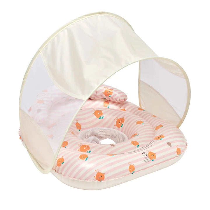 INTERACTIVE BABY FLOAT POPPY THE PEACH PINK STRIPES SUNNYLIFE