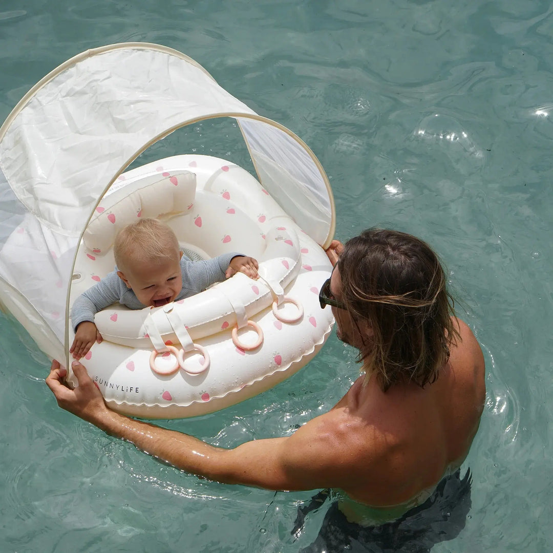 INTERACTIVE BABY FLOAT STRAWBERRY SUNSHINE PINK - BeachLife Concept