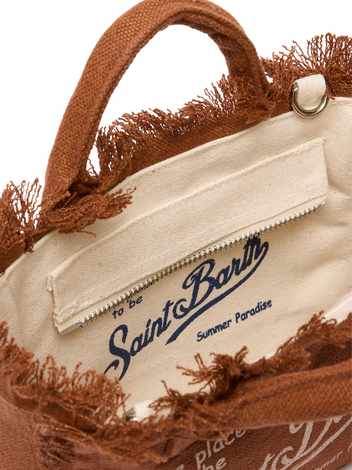 VANITY MINI LINEN SMALL BAG W/ STRAP