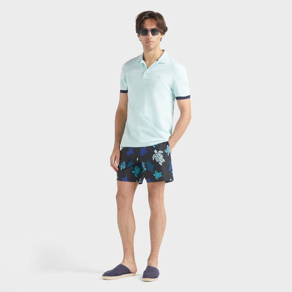 MAILLOT DE BAIN HOMME ULTRA-LEGER ET PLIABLE TORTUES MULTICOLORES