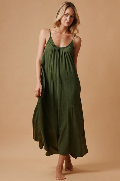 TULUM LOW BACK MAXI DRESS