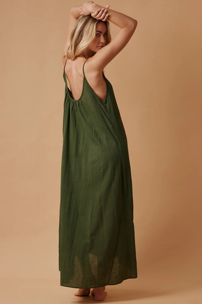 TULUM LOW BACK MAXI DRESS