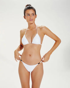 SOLID ELLA TRI TOP - BTM BR WHITE