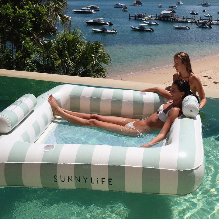 LUXE TWIN HAMMOCK FLOAT THE VACAY OLIVE