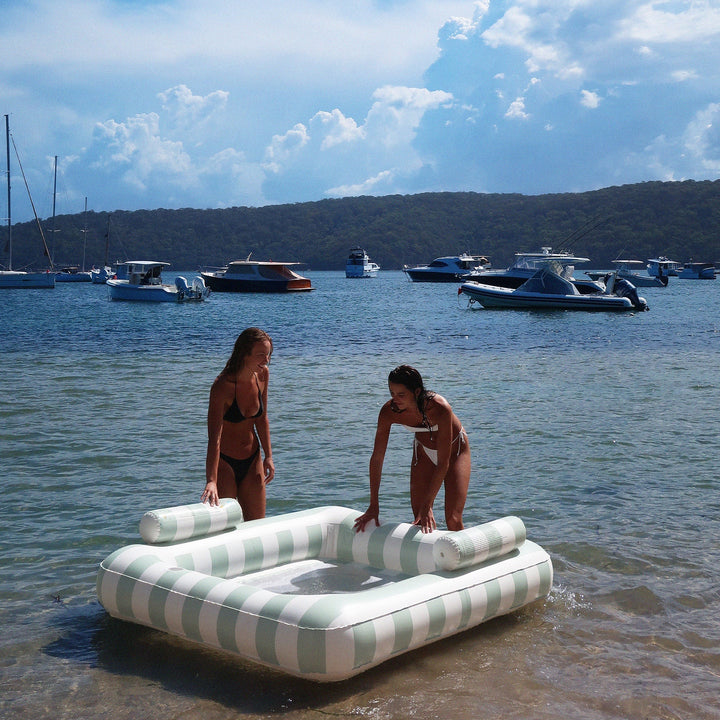 LUXE TWIN HAMMOCK FLOAT THE VACAY OLIVE