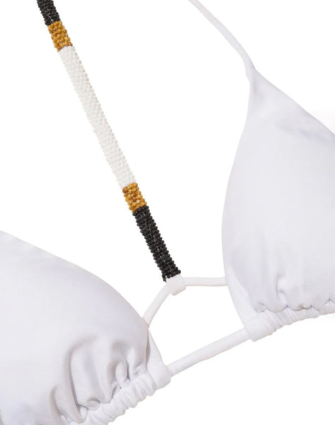 SOLID ELLA TRI TOP - BTM BR WHITE