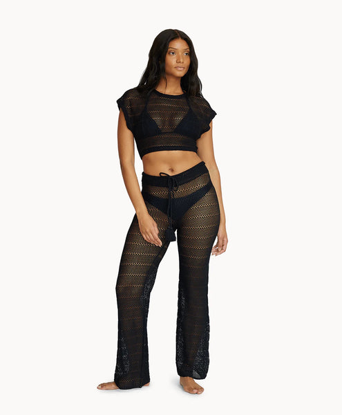 BLACK BREE BOHO PANT