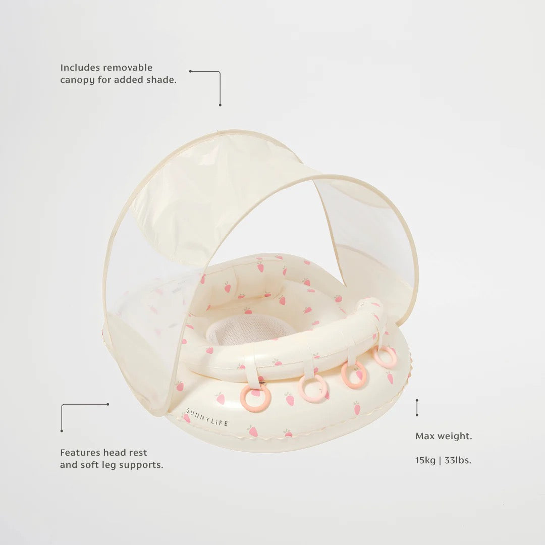 INTERACTIVE BABY FLOAT STRAWBERRY SUNSHINE PINK