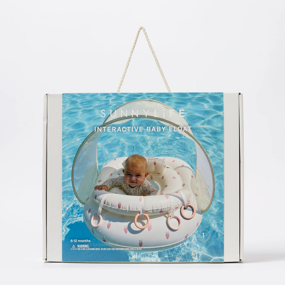 INTERACTIVE BABY FLOAT STRAWBERRY SUNSHINE PINK