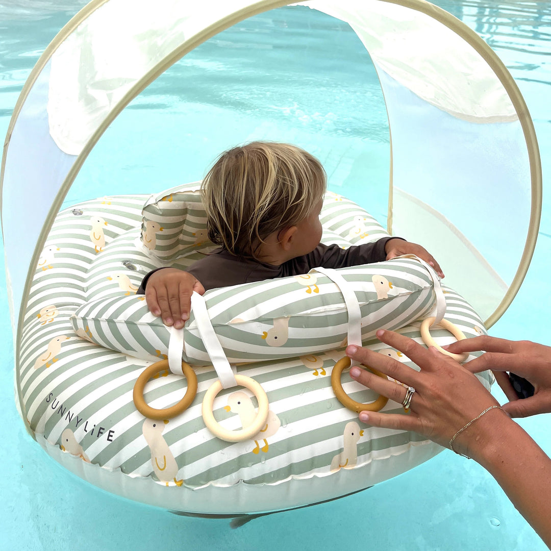 INTERACTIVE BABY FLOAT DUKE SAGE STRIPE