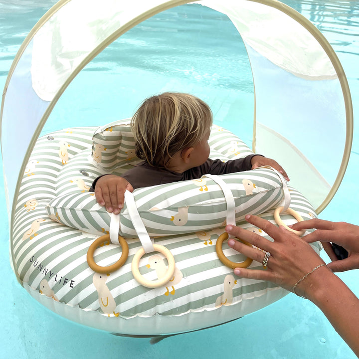 INTERACTIVE BABY FLOAT DUKE SAGE STRIPE