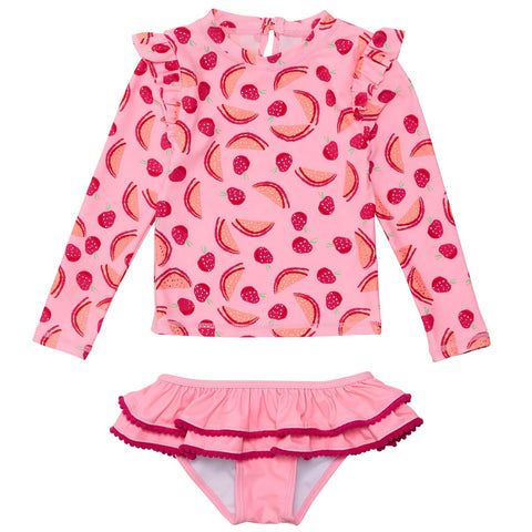 BERRY SWEET LS RUFFLE SET