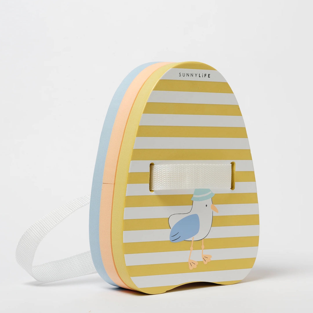 BUBBLE BACK FLOAT SAMMY THE SEAGULL MUSTARD STRIPE