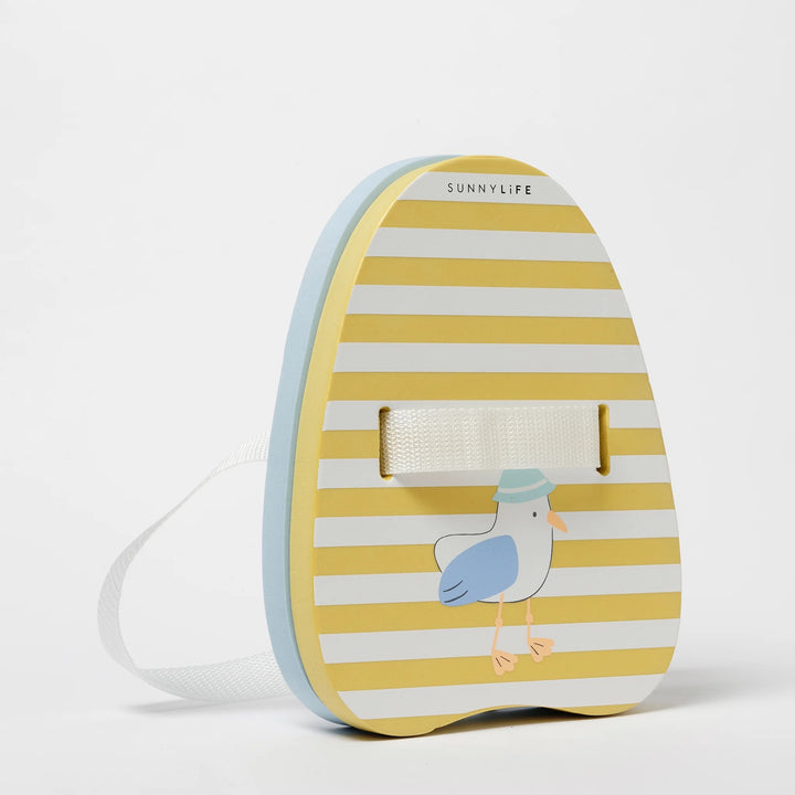 BUBBLE BACK FLOAT SAMMY THE SEAGULL MUSTARD STRIPE