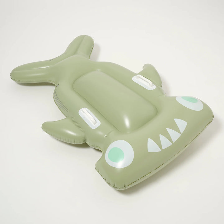 KIDS LIE-ON FLOAT SALTY THE SHARK KHAKI