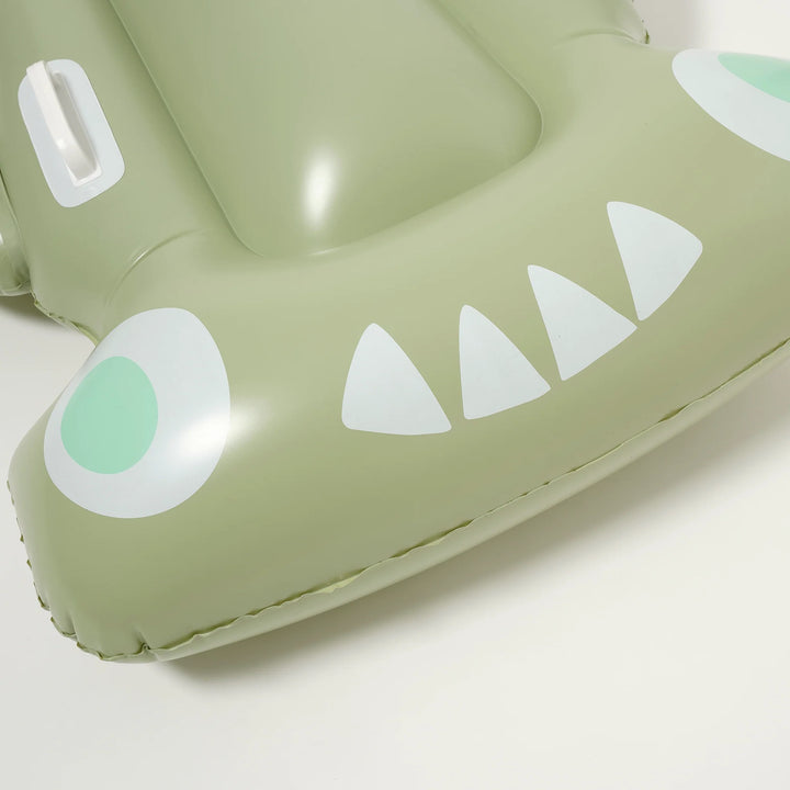 KIDS LIE-ON FLOAT SALTY THE SHARK KHAKI