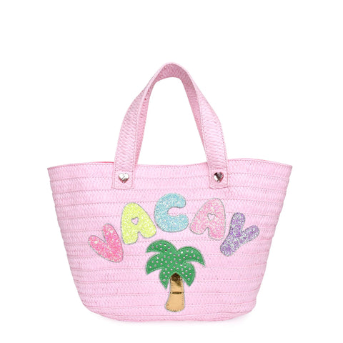 VACAY STRAW TOTE BAG