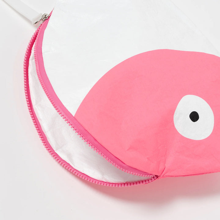 KIDS WET BAG MELODY THE MERMAID NEON PINK