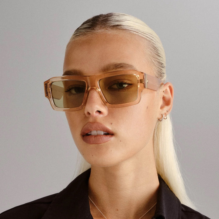 POLYGRAPH SAND SUNGLASSES