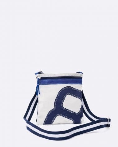 SACOCHE BANDOULIERE TRAVEL CUIR BLEU