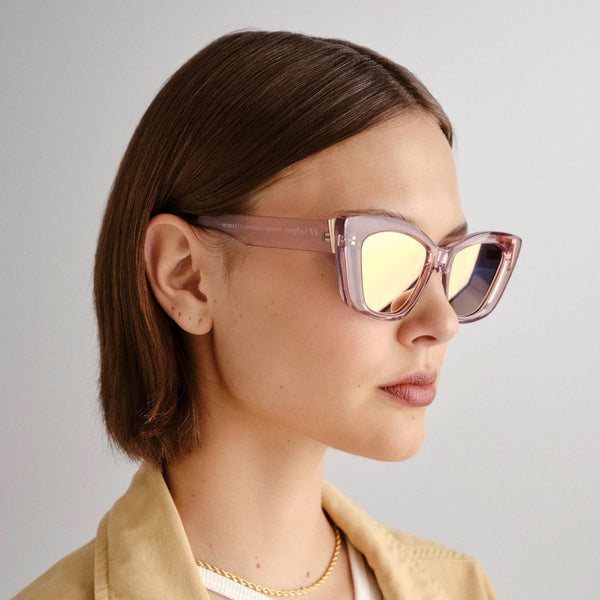 TRANQUIL TURMOIL ROSE QUARTZ SUNGLASSES