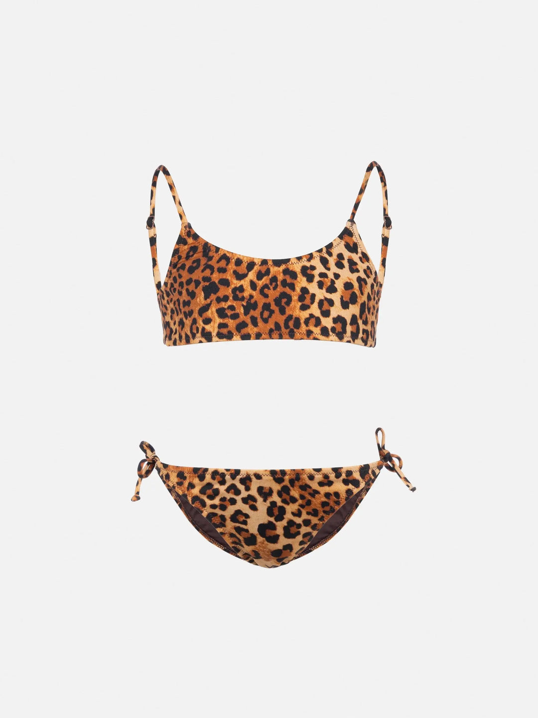 JAIDEN GIRL BRALETTE BIKINI SAND LEOPARD MC2 SAINT BARTH