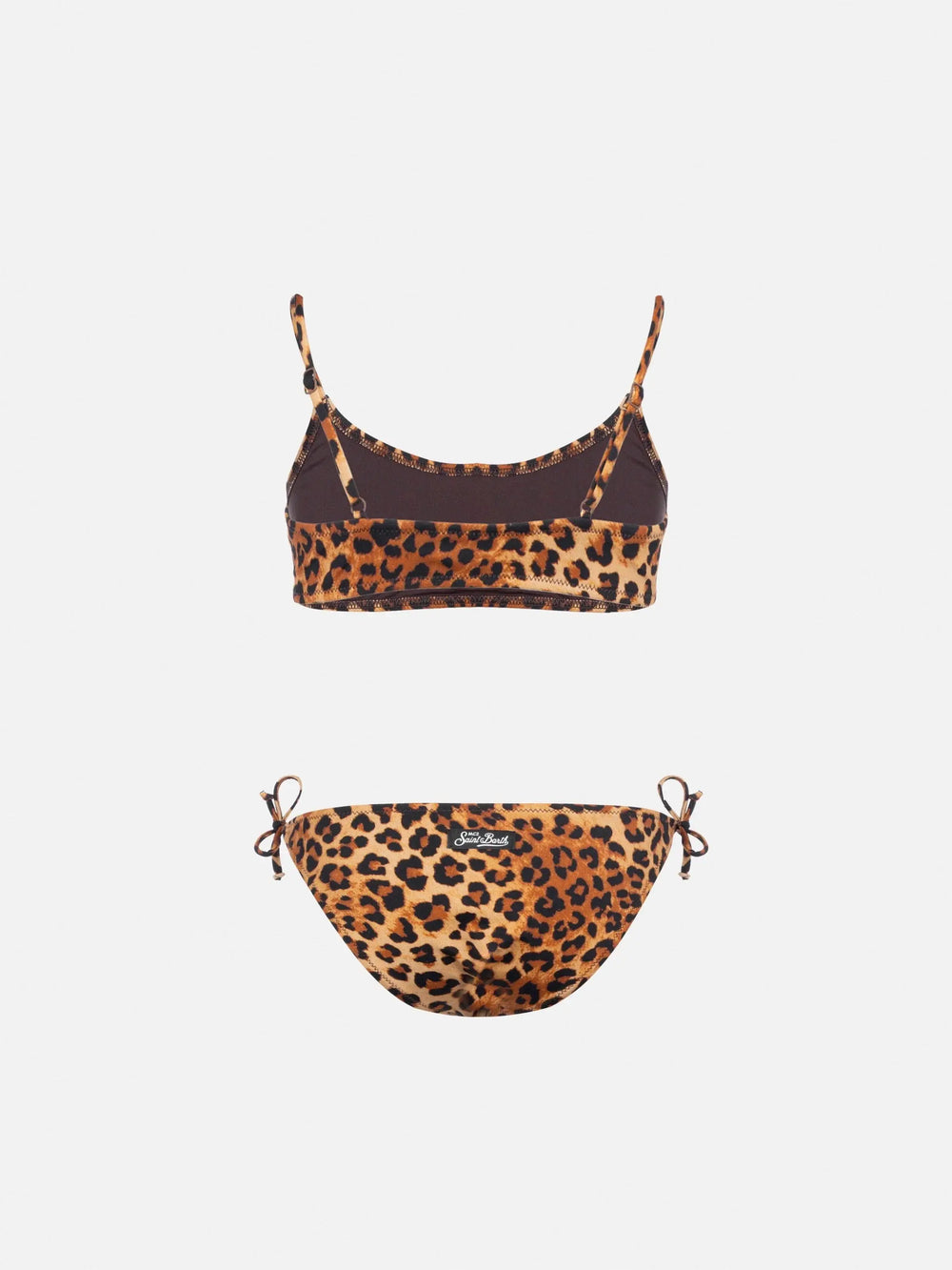 JAIDEN GIRL BRALETTE BIKINI SAND LEOPARD MC2 SAINT BARTH