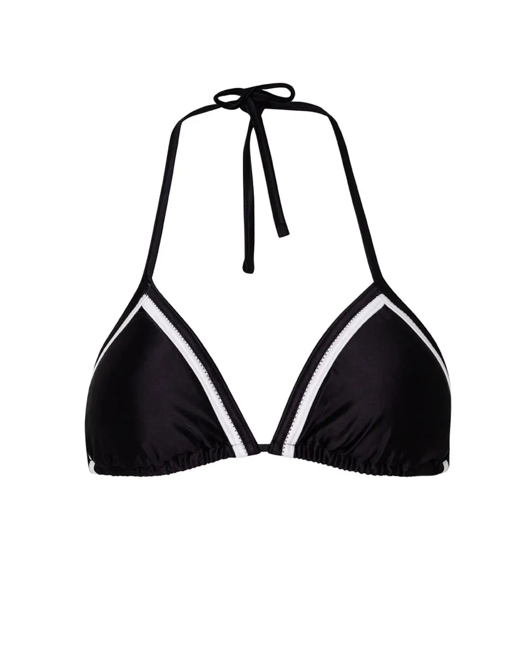JET BLACK RAVEN TRI TOP - STRAPPY TEENY - BeachLife Concept