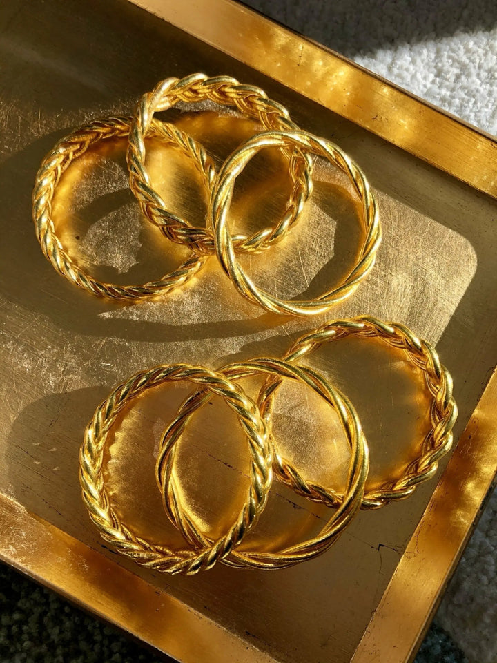 JONC BOUDDHISTE TORSADE AVEC MANTRA BeachLife Concept